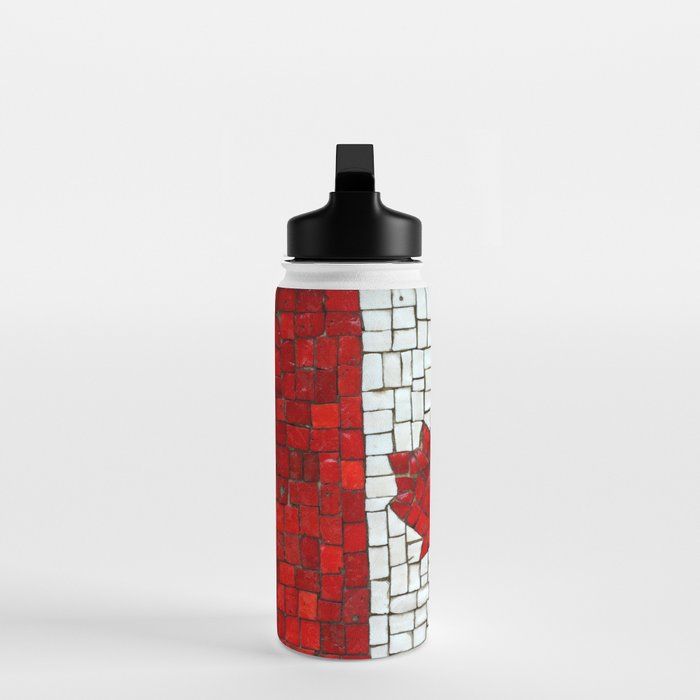 Canada mosaic Water Bottle Gallery Image 3