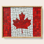 Canada mosaic Serving Tray Gallery Image 1