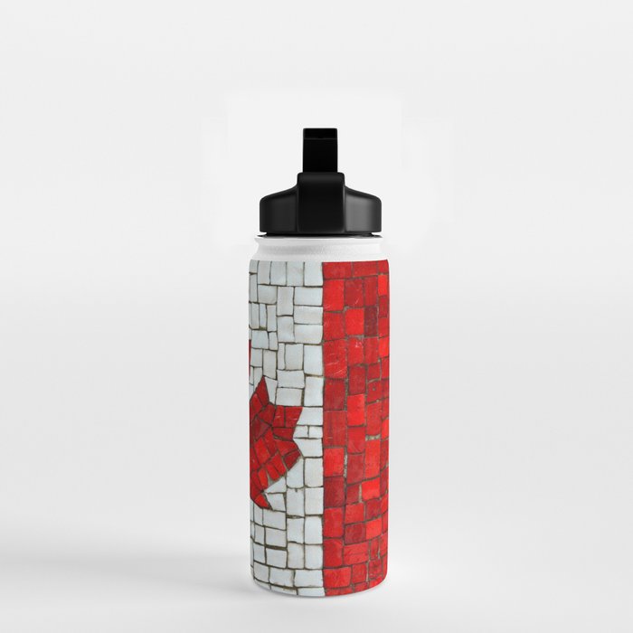 Canada mosaic Water Bottle Gallery Image 2