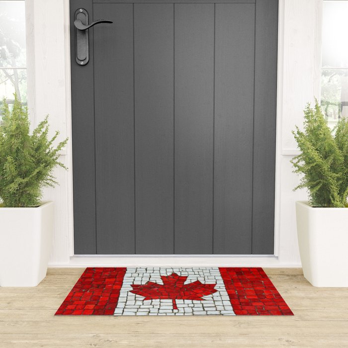 Canada mosaic Welcome Mat Gallery Image 3