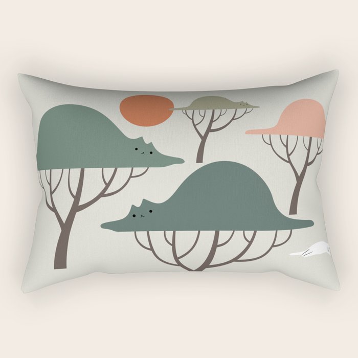 Cat Landscape 128 Rectangular Pillow Gallery Image 1
