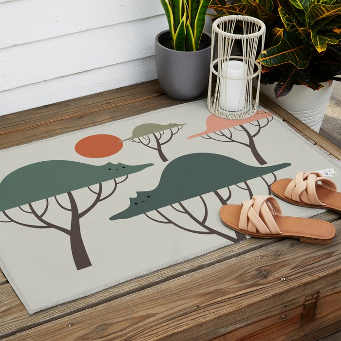 Cat Landscape 128 Outdoor Rug Gallery Image 2