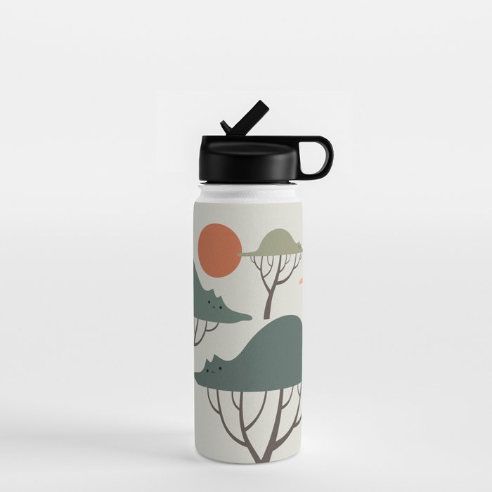 Cat Landscape 128 Water Bottle Gallery Image 1