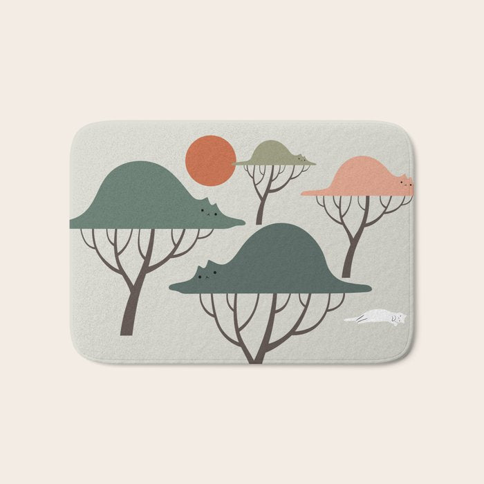 Cat Landscape 128 Bath Mat Gallery Image 1