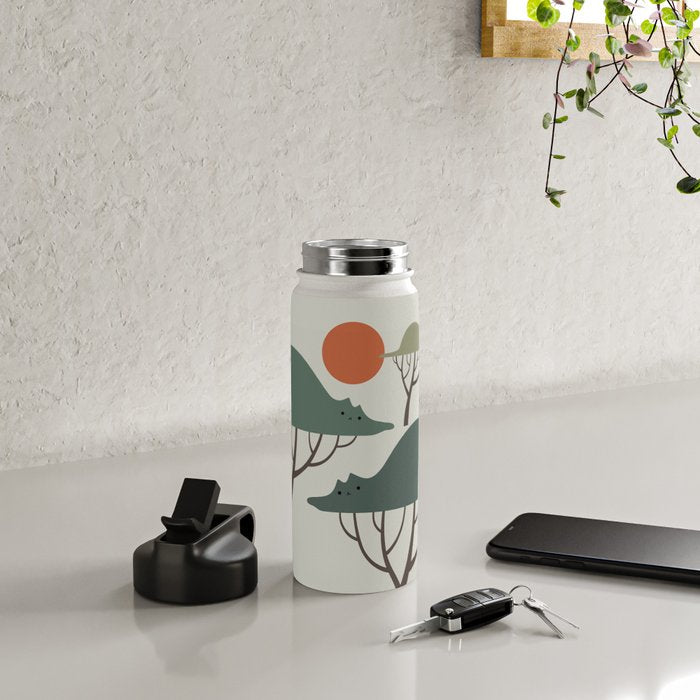 Cat Landscape 128 Water Bottle Gallery Image 4