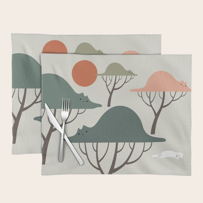 Cat Landscape 128 Placemat Gallery Image 1