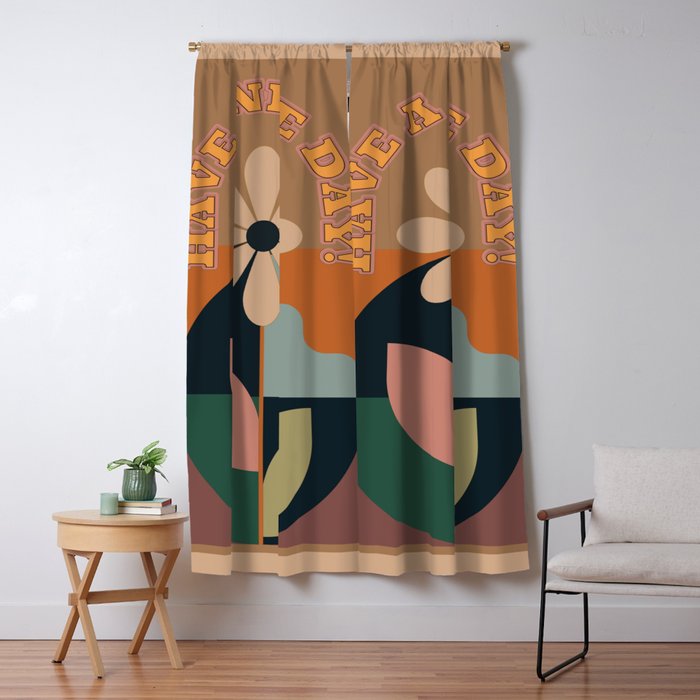 Have A Nice Day 9 Window Curtain Gallery Image 1