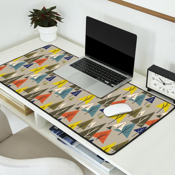 Multicolor Pines Desk Mat Gallery Image 2