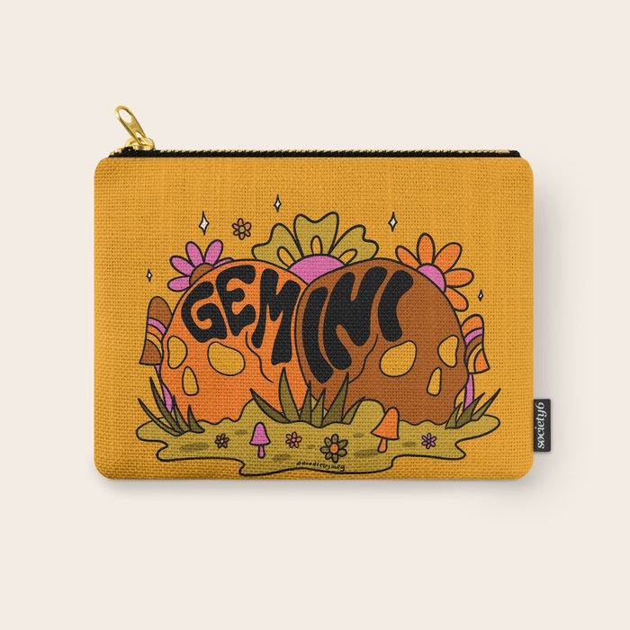 Gemini Skull Carry All Pouch Gallery Image 1