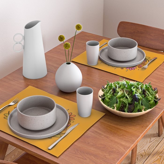 Gemini Skull Placemat Gallery Image 2