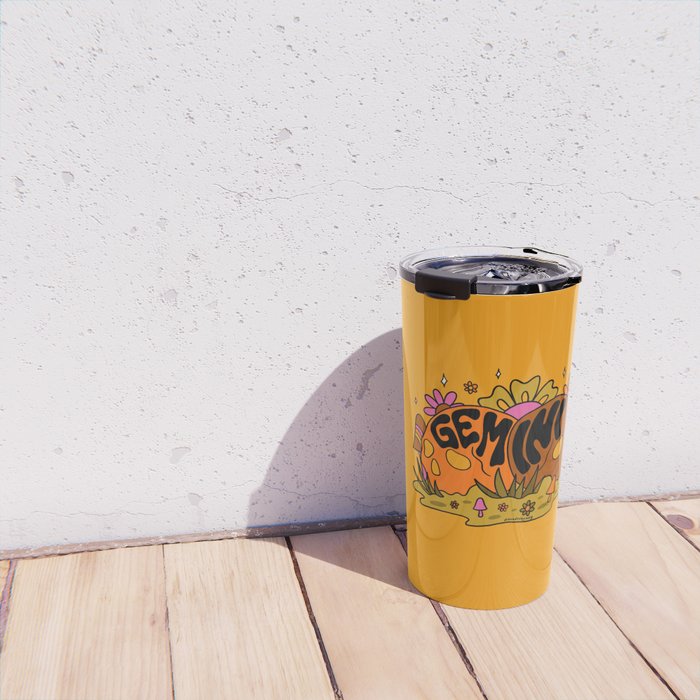 Gemini Skull Travel Mug Gallery Image 4