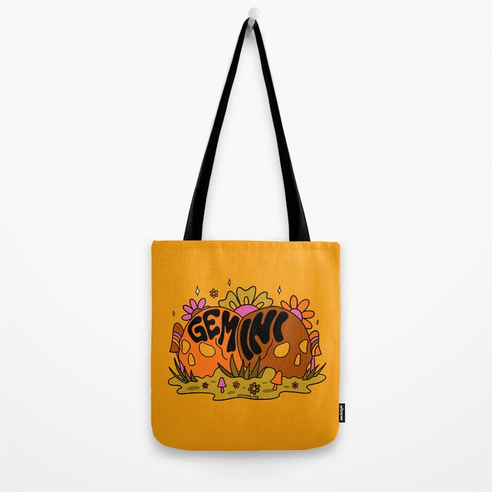 Gemini Skull Tote Bag Gallery Image 2