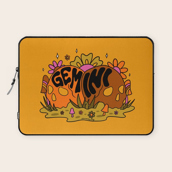 Gemini Skull Laptop Sleeve Gallery Image 1
