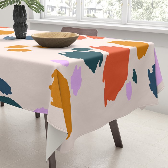 Rainbow Animal Print  Tablecloth Gallery Image 3