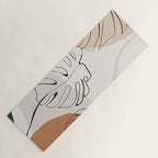 Minimal Abstract Art- Monstera Yoga Mat Gallery Image 1