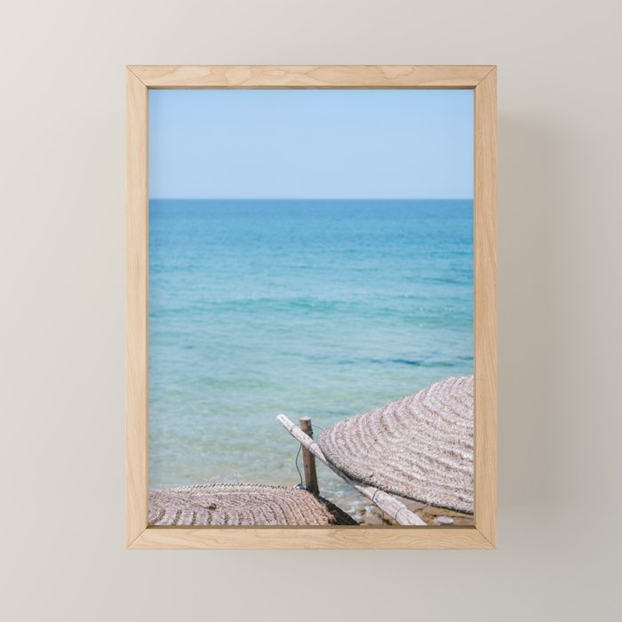 Tropical Blues | Taghazout Moroccan Coast Travel Photography Mini Art Print Gallery Image 1