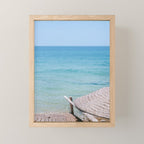 Tropical Blues | Taghazout Moroccan Coast Travel Photography Mini Art Print Gallery Image 1