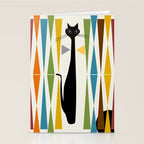 Mid-Century Modern Art Cat 2 Stationery Card Gallery Image 2