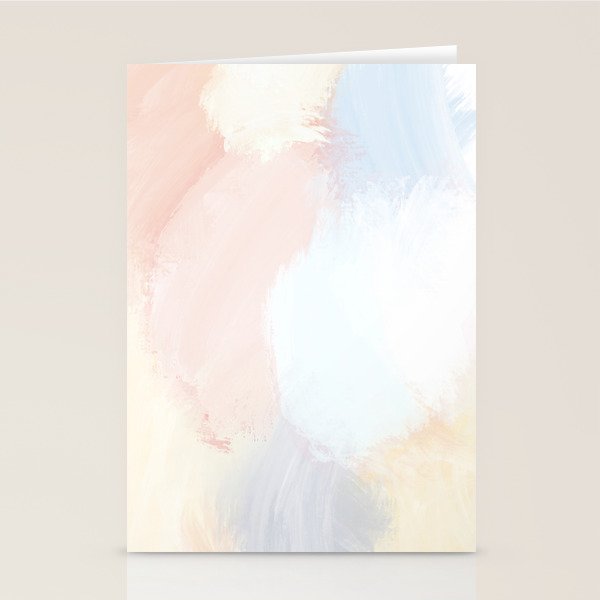 Abstract Pastel Painting Stationery Card Gallery Image 2