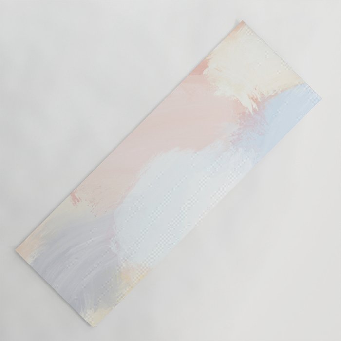 Abstract Pastel Painting Yoga Mat Gallery Image 1