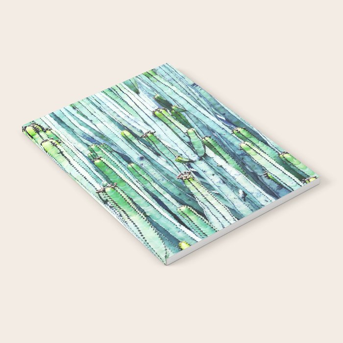 Lost Cactus, Watercolor Nature Painting, Botanical Neutral Illustration Minimal Drawing Jungle Notebook Gallery Image 2