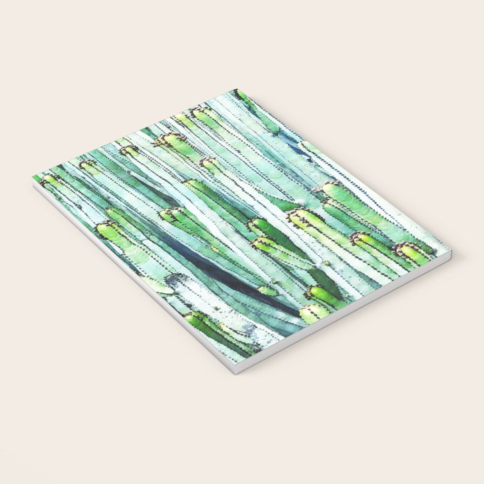 Lost Cactus, Watercolor Nature Painting, Botanical Neutral Illustration Minimal Drawing Jungle Notebook Gallery Image 3