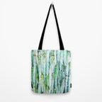 Lost Cactus, Watercolor Nature Painting, Botanical Neutral Illustration Minimal Drawing Jungle Tote Bag Gallery Image 2