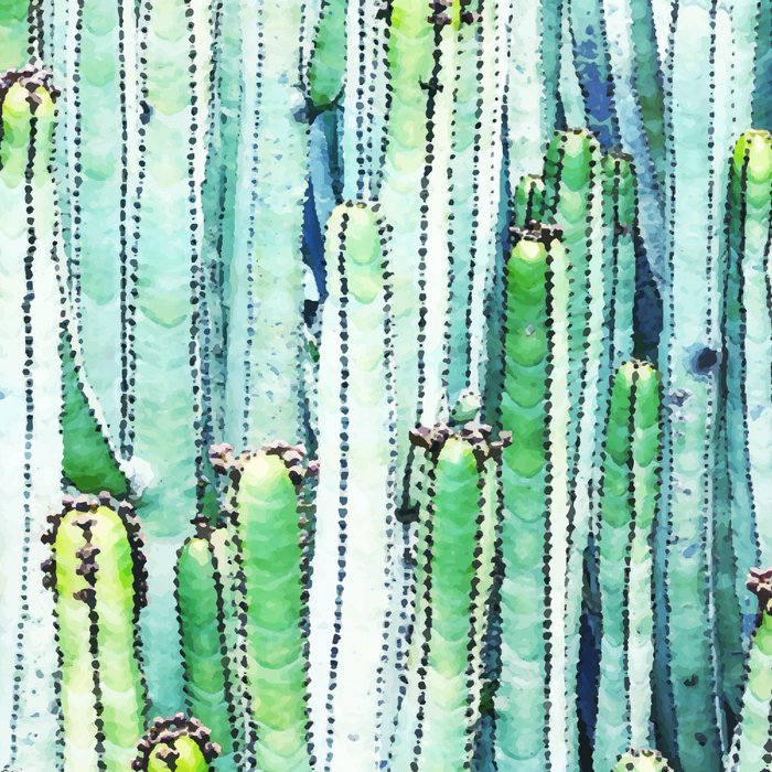Lost Cactus, Watercolor Nature Painting, Botanical Neutral Illustration Minimal Drawing Jungle Coffee Mug Gallery Image 2