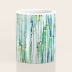 Lost Cactus, Watercolor Nature Painting, Botanical Neutral Illustration Minimal Drawing Jungle Coffee Mug Gallery Image 4