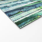 Lost Cactus, Watercolor Nature Painting, Botanical Neutral Illustration Minimal Drawing Jungle Welcome Mat Gallery Image 2