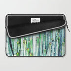 Lost Cactus, Watercolor Nature Painting, Botanical Neutral Illustration Minimal Drawing Jungle Laptop Sleeve Gallery Image 2