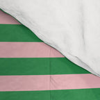 Narrow Stripes Green and Pink Pattern Comforter Gallery Image 4