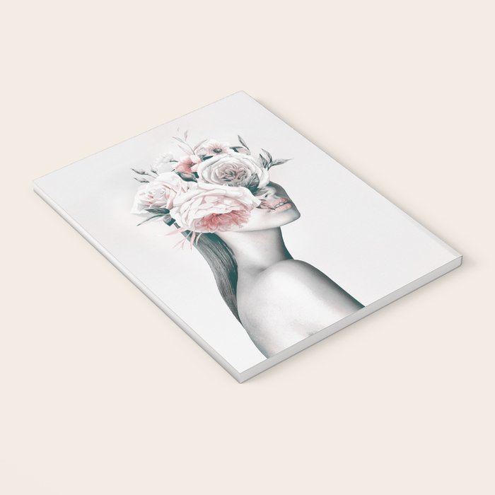 WOMAN WITH FLOWERS 11 Notebook Gallery Image 3