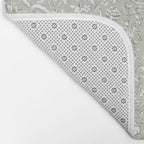 Painterly Florals - Sage Bath Mat Gallery Image 2