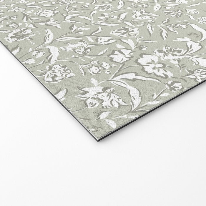 Painterly Florals - Sage Welcome Mat Gallery Image 2