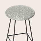 Painterly Florals - Sage Stool Gallery Image 2