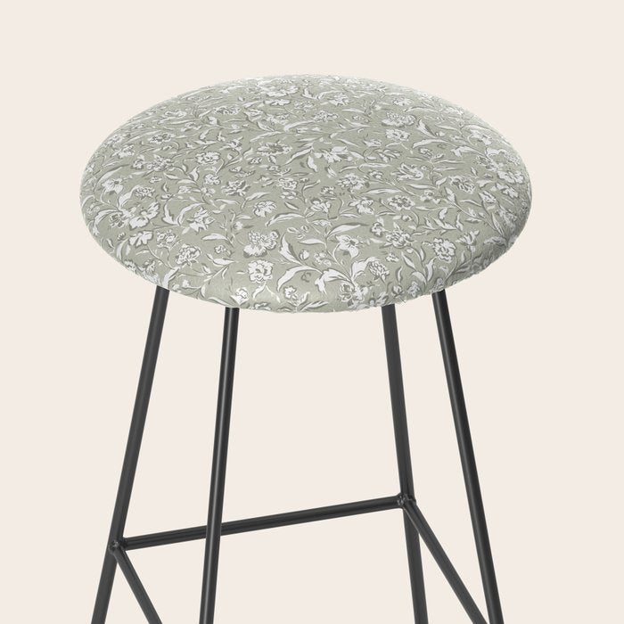Painterly Florals - Sage Stool Gallery Image 2