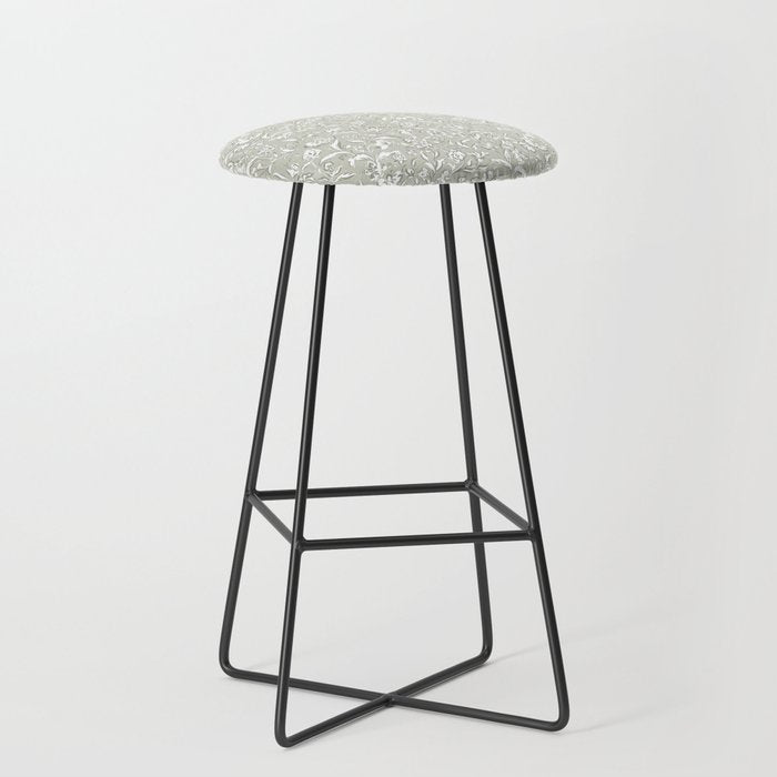 Painterly Florals - Sage Stool Gallery Image 1
