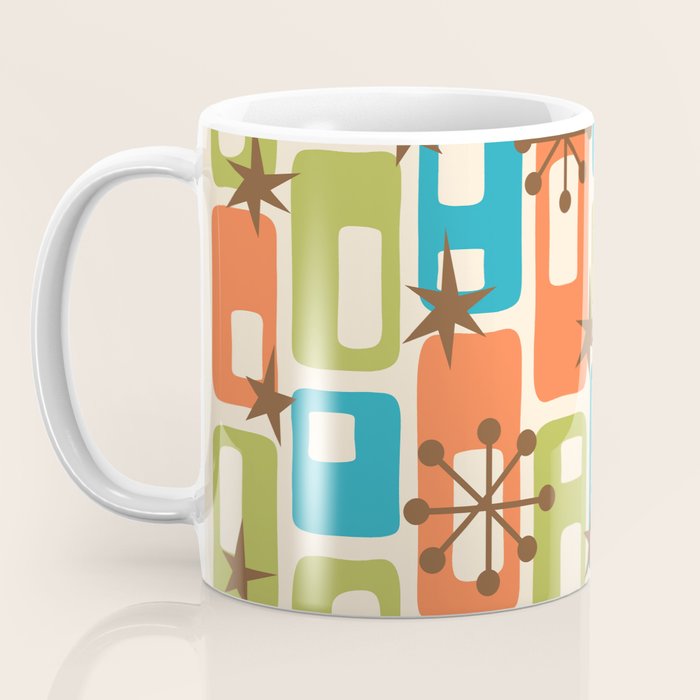 Mid Century Modern Atomic Sparkles 239 Coffee Mug Gallery Image 3