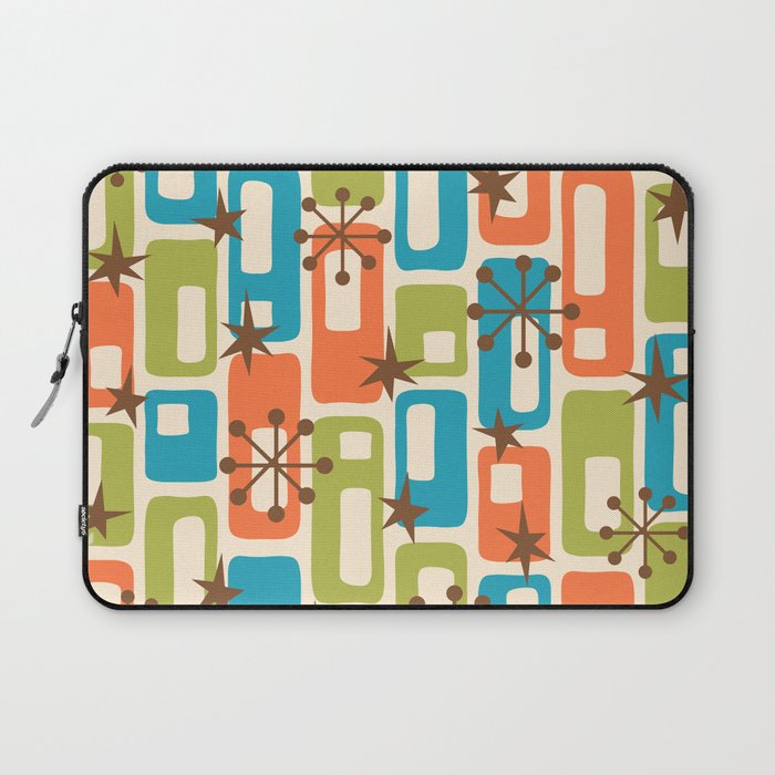 Mid Century Modern Atomic Sparkles 239 Laptop Sleeve Gallery Image 1