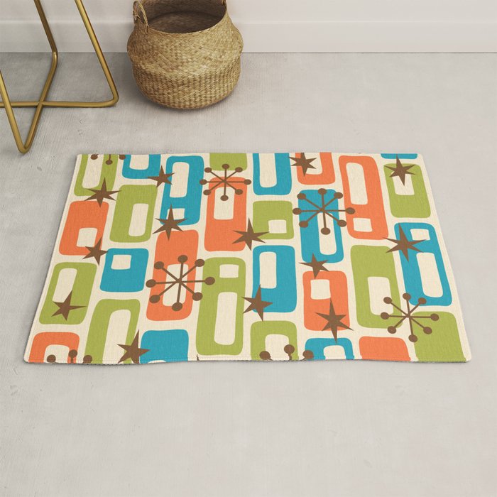 Mid Century Modern Atomic Sparkles 239 Rug Gallery Image 1