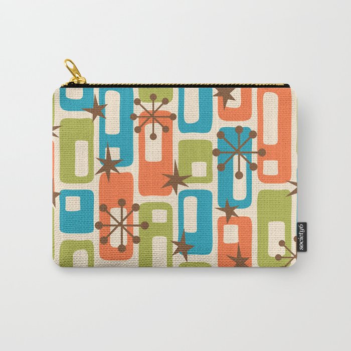 Mid Century Modern Atomic Sparkles 239 Carry All Pouch Gallery Image 1
