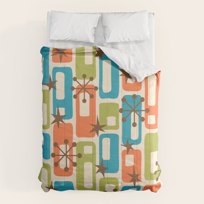 Mid Century Modern Atomic Sparkles 239 Comforter Gallery Image 1