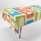 Mid Century Modern Atomic Sparkles 239 Tablecloth Gallery Image 1