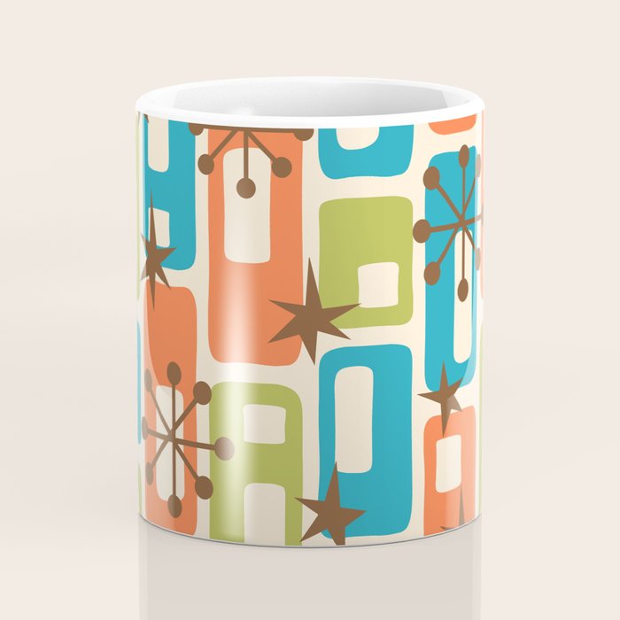 Mid Century Modern Atomic Sparkles 239 Coffee Mug Gallery Image 4