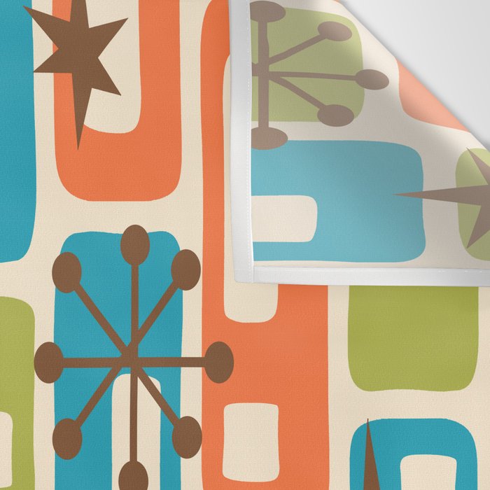 Mid Century Modern Atomic Sparkles 239 Wall Tapestry Gallery Image 3