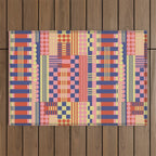 Geometric Composition Colorful Outdoor Rug Gallery Image 1