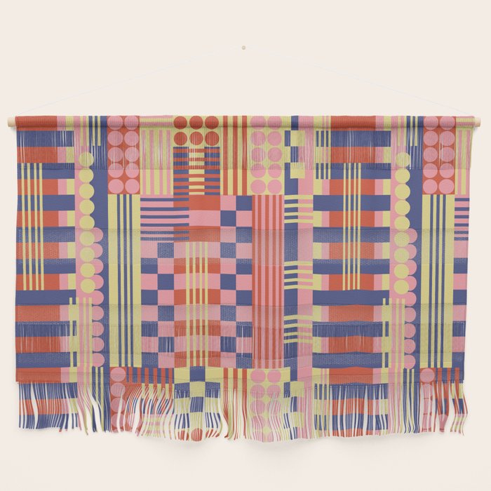 Geometric Composition Colorful Wall Hanging Gallery Image 1