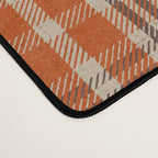 North Country Plaid - classic red and brown Desk Mat Gallery Image 4