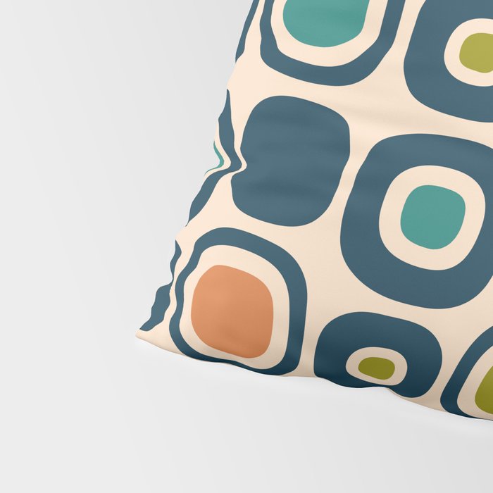 Mid Century Modern Scandinavian Abstract 322 Pillow Sham Gallery Image 4